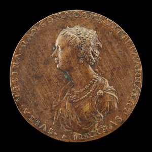 Guilia Orsini, 1537-1598, Baldossare Rangoni的妻子，约1554年[正面]，1554年。 作者 IAC大师。市建局。