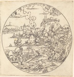 海王星和Arethusa 作者 大师是。
