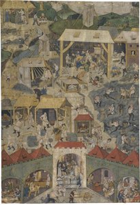 库特纳霍拉的银矿开采和加工，15世纪下半叶 作者 马修斯大师
