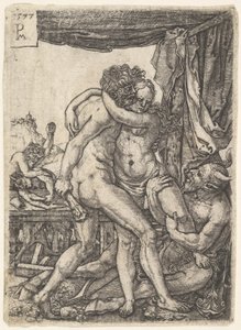 赫拉克勒斯与半人马的战斗，1577年。 作者 主PM