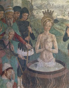 Italy, Piedmont Region, Alessandria Province, Serralunga di Crea, Sacro Monte di Crea, Sanctuary of Santa Maria Assunta, Chapel of St Margaret of Antioch, Passion of St Margaret of Antioch, detail   1462991   zh       chinese Successfully Translated  Origi