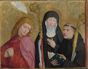圣约翰福音传教士，斯科派拉和本尼迪克特The Liesborn Altarpiece，ca. 1470-1480