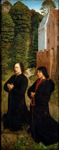 鞋匠协会的两名代表》，约1492-1494年 作者 圣克里斯平和克里斯平尼安硕士