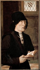 Pierantonio Baroncelli 的肖像（木头油彩，约 1489 年）