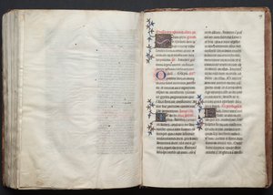 哥达弥撒曲》（The Gotha Missal）。Fol.159r, Text, c. 1375.