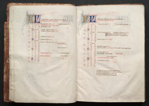 哥达弥撒曲》（The Gotha Missal）。Fol.5v, Text , c. 1375. 作者 Boqueteaux大师