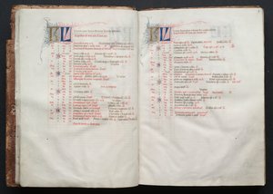 哥达弥撒曲》（The Gotha Missal）。Fol.9r, Text , c. 1375. 作者 Boqueteaux大师