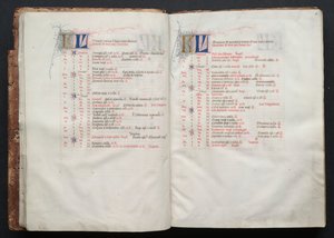 哥达弥撒曲》（The Gotha Missal）。Fol.9v, Text , c. 1375.
