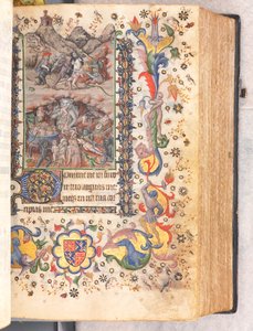 纳瓦拉国王（1361-1425）贵族查尔斯（Charles the Noble）的时间：最后审判106r，c。 1405。 作者 布鲁塞尔缩写和助理的硕士