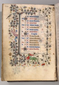 纳瓦拉国王（1361-1425）贵族查尔斯（Charles the Noble）的时间：十二月12日c。 1405。 作者 布鲁塞尔缩写和助理的硕士