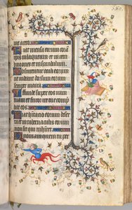 纳瓦拉国王（1361-1425）贵族查尔斯（Charles the Noble）的时间： 189r，文字，c。 1405。 作者 布鲁塞尔缩写和助理的硕士