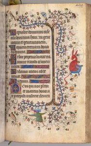 纳瓦拉国王（1361-1425）贵族查尔斯（Charles the Noble）的时间： 209r，文字，c。 1405。 作者 布鲁塞尔缩写和助理的硕士