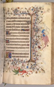 纳瓦拉国王（1361-1425）贵族查尔斯（Charles the Noble）的时间： 217r，文字，c。 1405。 作者 布鲁塞尔缩写和助理的硕士