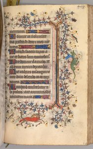 纳瓦拉国王（1361-1425）贵族查尔斯（Charles the Noble）的时间： 229r，文字，c。 1405。 作者 布鲁塞尔缩写和助理的硕士