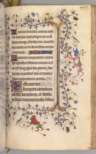 纳瓦拉国王（1361-1425）贵族查尔斯（Charles the Noble）的时间： 236r，文字，c。 1405。 作者 布鲁塞尔缩写和助理的硕士