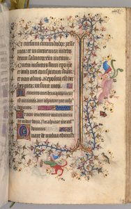 纳瓦拉国王（1361-1425）贵族查尔斯（Charles the Noble）的时间： 237r，文字，c。 1405。 作者 布鲁塞尔缩写和助理的硕士