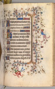纳瓦拉国王（1361-1425）贵族查尔斯（Charles the Noble）的时间： 242r，文字，c。 1405。 作者 布鲁塞尔缩写和助理的硕士