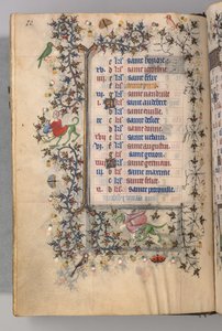 纳瓦拉国王（1361-1425）贵族查尔斯（Charles the Noble）的时间： 5月5日，c。 1405。 作者 布鲁塞尔缩写和助理的硕士