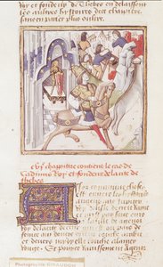 来自&39;Des Hommes Illustres&39;，第1460页的Thebes创始人622 fol.9v Cadmus女士 作者 冠军夫人的大师