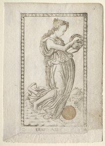 Erato（抒情诗和爱情诗）（选自塔罗奇系列 D：阿波罗与缪斯女神，第 14 册） 作者 E系列塔罗基大师