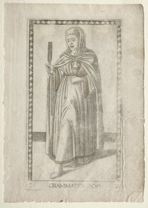 Tarocchi的语法，系列C：1467年以前的人文艺术，第21号。 作者 E系列塔罗基大师