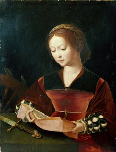 亚历山大的凯瑟琳 作者 女性半身大师