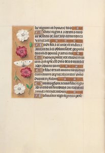 西班牙天主教皇后伊莎贝拉女王的时间： 104v，c。 1500。 作者 马克西米利安第一本祈祷书的硕士