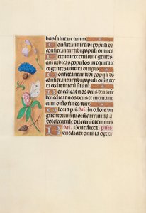 西班牙天主教皇后伊莎贝拉女王的时间： 118v，c。 1500。 作者 马克西米利安第一本祈祷书的硕士