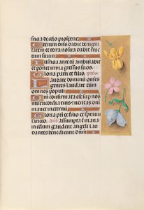 西班牙天主教皇后伊莎贝拉女王的时间： 129r，c。 1500。 作者 马克西米利安第一本祈祷书的硕士