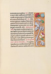 西班牙天主教皇后伊莎贝拉女王的时间： 166r，c。 1500。 作者 马克西米利安第一本祈祷书的硕士