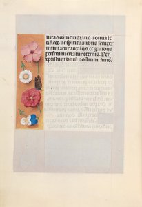 西班牙天主教皇后伊莎贝拉女王的时间： 188v，c。 1500。 作者 马克西米利安第一本祈祷书的硕士