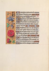 西班牙天主教皇后伊莎贝拉女王的时间： 204v，c。 1500。 作者 马克西米利安第一本祈祷书的硕士