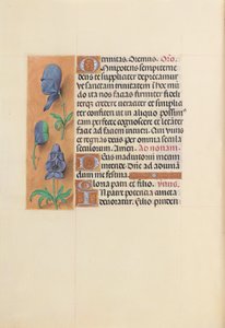 西班牙天主教女王伊莎贝拉的小时：  Fol.20v 作者 马克西米利安第一本祈祷书的硕士