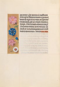 西班牙天主教皇后伊莎贝拉女王的时间： 218v，死者办公室，c。 1500。 作者 马克西米利安第一本祈祷书的硕士