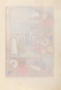 西班牙天主教皇后伊莎贝拉女王的时间： 43r，c。 1500。 作者 马克西米利安第一本祈祷书的硕士