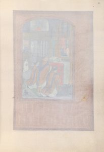 西班牙天主教皇后伊莎贝拉女王的时间： 87r，c。 1500。 作者 马克西米利安第一本祈祷书的硕士