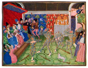 1393年，1470-1475年，法国法院的化装舞会。