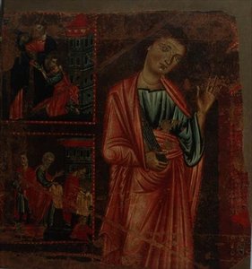 圣雅各布（面板上的钢笔画