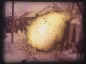 巴巴罗萨》，2002 年（视频投影仪和模拟幻灯机） 作者 马特·科利肖