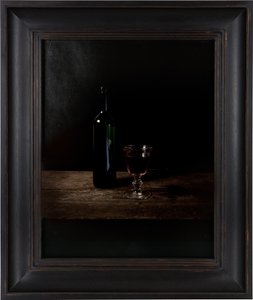 死囚牢里的最后一餐，阿道夫-艾希曼，2012 年（羊皮纸上的数码转印版画） 作者 马特·科利肖