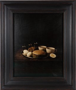 死囚牢里的最后一餐》，加里-吉尔摩，2012 年（羊皮纸上的数码转印版画） 作者 马特·科利肖