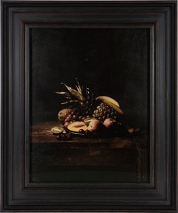 死囚牢里的最后一餐》，维尔玛-巴菲尔德，2012 年（羊皮纸上的数码转印版画） 作者 马特·科利肖