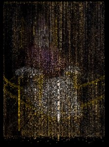 纯真的终结》，2009 年（屏幕、投影仪和硬盘）