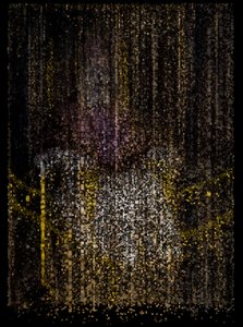纯真的终结》，2009 年（屏幕、投影仪和硬盘） 作者 马特·科利肖