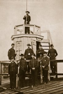 中央信号站，华盛顿特区，1861-65（棕褐色照片） 作者 马修·布雷迪