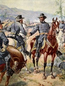 1863年9月20日乔治亨利托马斯将军（1816-70）在Chickamauga战役中