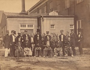 [日本大使馆，海军船坞，华盛顿特区]，1860年。