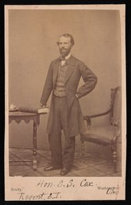 塞缪尔-沙利文-考克斯1824-1889年的肖像，1889年前。