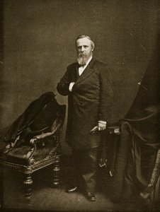 卢瑟福·B·海斯在1877年担任总统就职典礼前 作者 马修·布雷迪