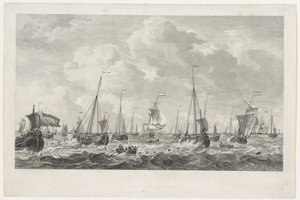 捕鲱鱼，1781 年 作者 亨利克·科贝尔